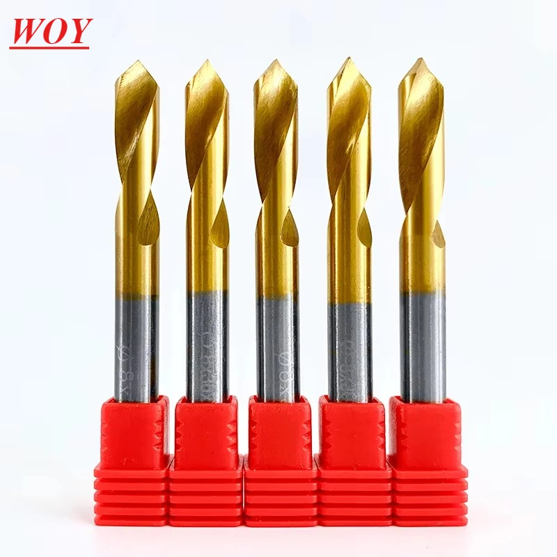 WOY Spot Drill HSS Co Cobalt NC Center Bit 60 90 120 Degree Location Prepare Guide Pilot Hole CNC Machine Tool M35 M42 1-20mm