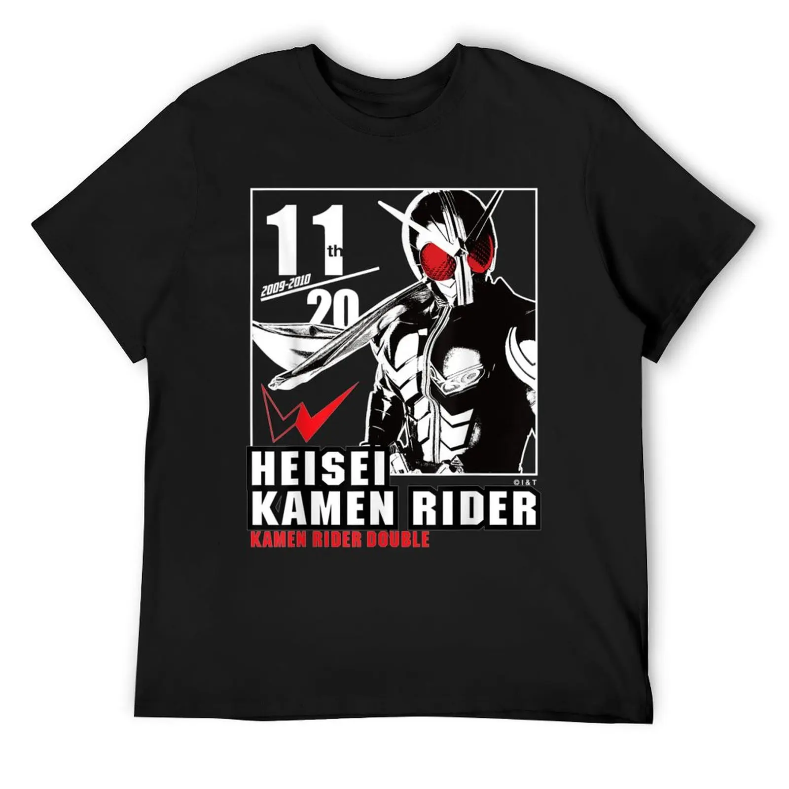 Kamen Rider W Heisei Rider Anniversary T-Shirt heavyweights sweat man clothes oversizeds mens t shirts top quality