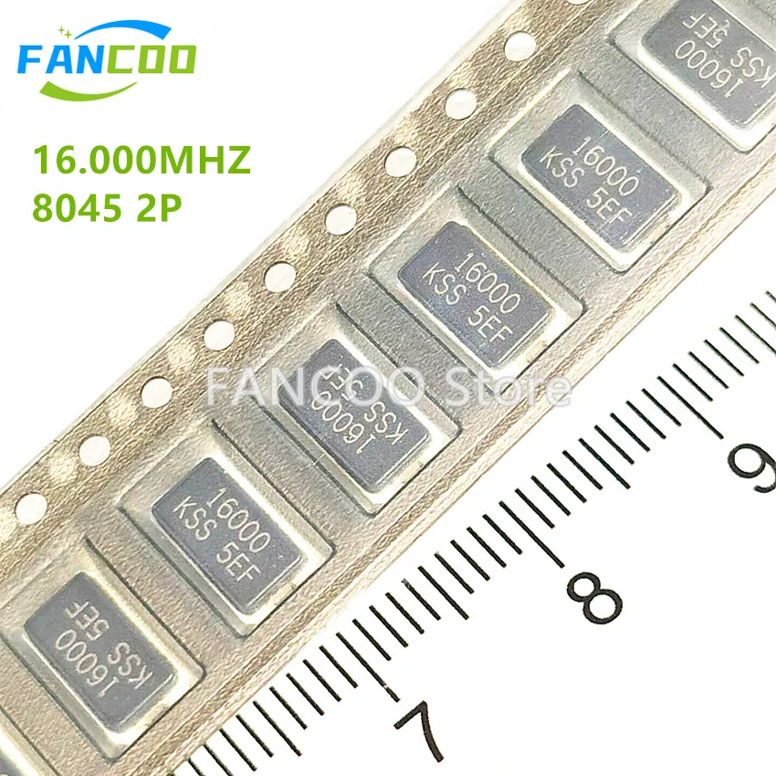 10pcs  8MHZ 10MHZ 12MHZ 8.0*4.5MM Resonator SMD 8045 2P 16MHZ 16.384MHZ 24MHZ 25MHZ 24.576MHZ 20MHZ 30MHZ 32MHZ 36MHZ 8.192MHZ