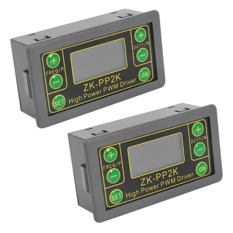 2X ZK-PP2K PWM DC 3.3-30V 12V 24V Motor Speed Controller Regulator 8A 150W Adjustable