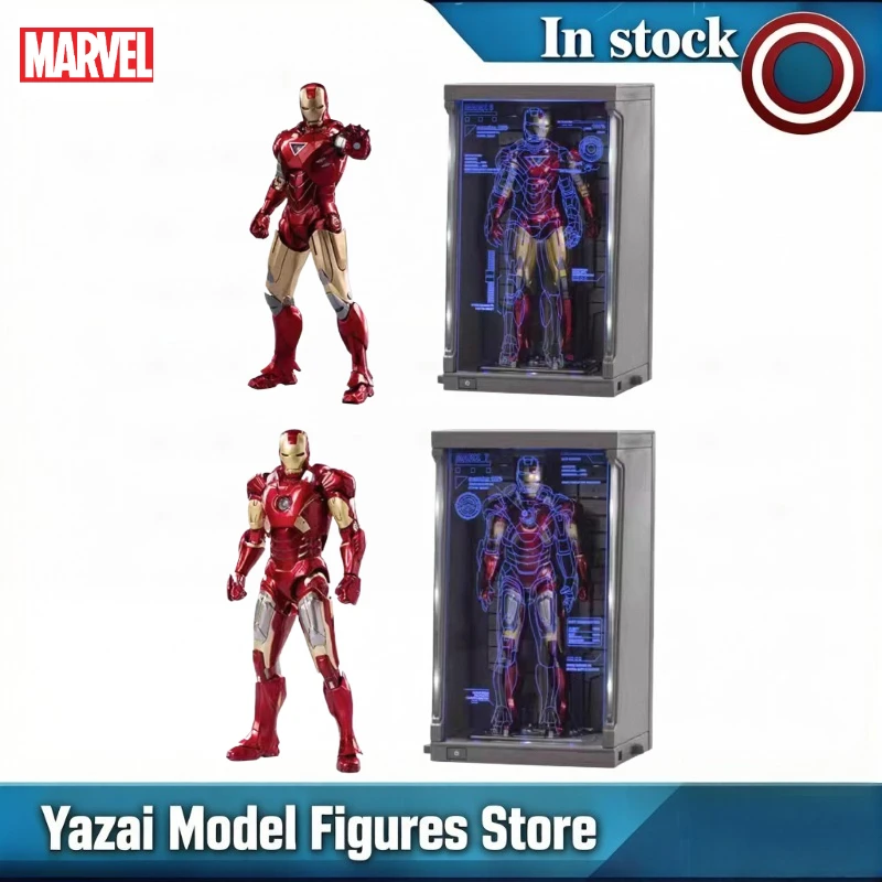 

Original ZD TOYS Marvel Legends Series IRON MAN MK6/7 Gnaku Luminous Version Action Figure Toys Model Gift