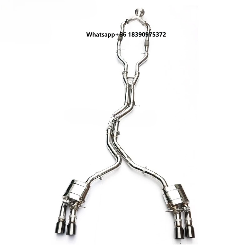 High Performance Valve Muffler Stainless Steel Exhaust Pipe 1.2mm Thickness PX