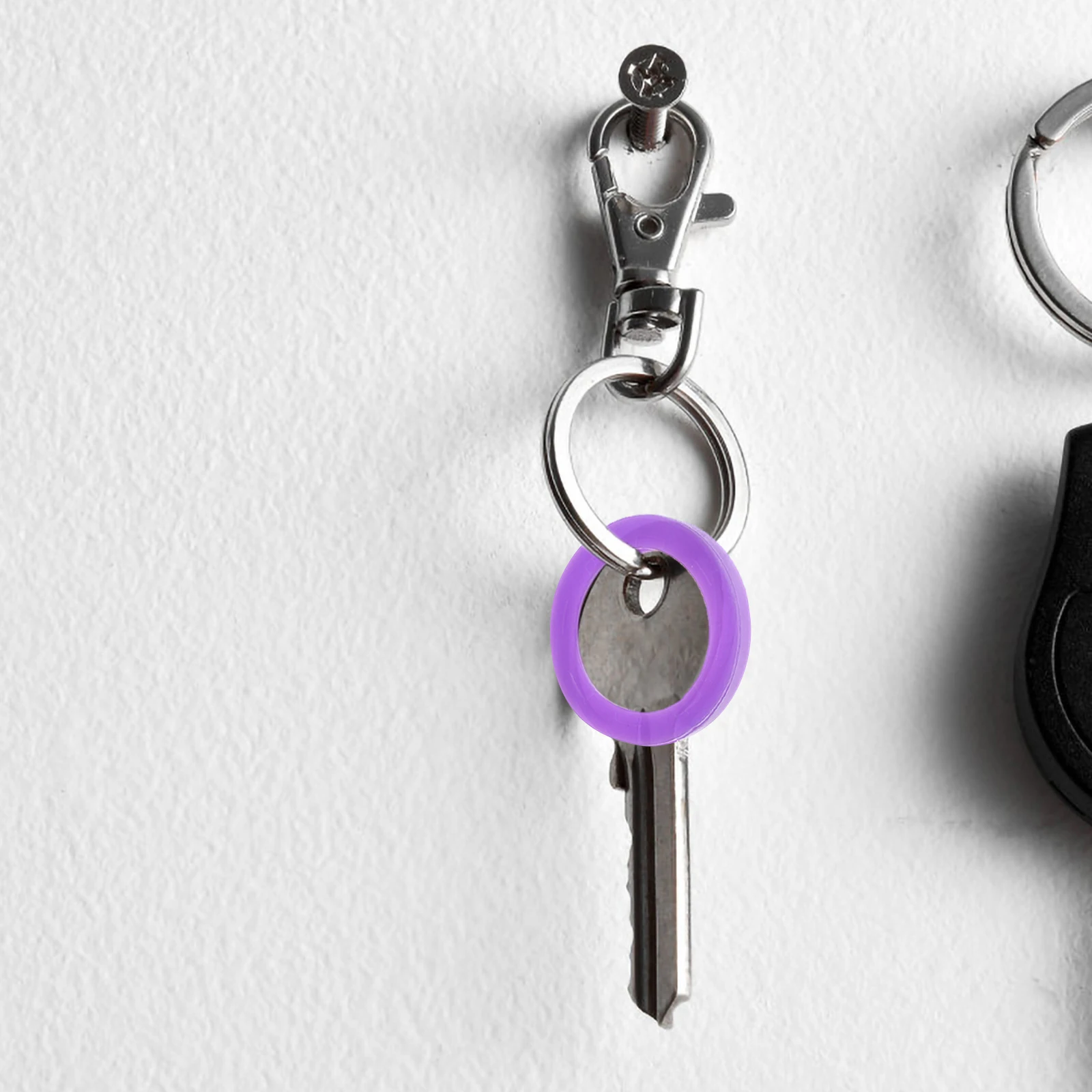 

100pcs Silicone Key Caps Colorful Key Covers Flexible Oil-Resistant Protective Toppers For Home Office Travel