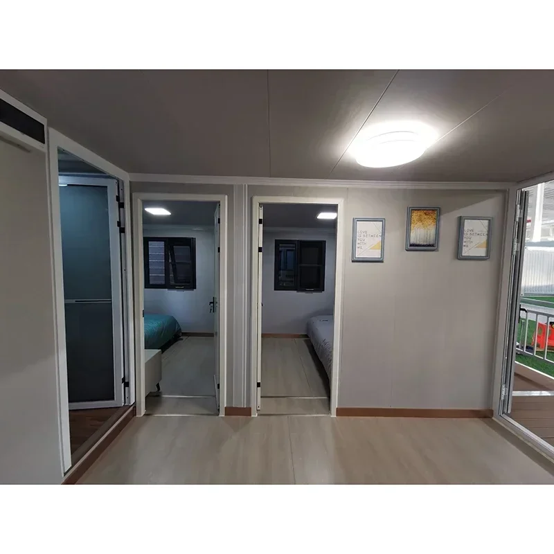 Dom modułowy Tiny Container Home Babcia Flat Expandable 2 3 Sypialnia Prefabrykowany dom kontenerowy 20 stóp Luksusowy dom Australia