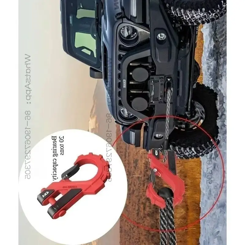 Winch Hook Heavy Duty Max 20 Ton Forged Steel 3/8