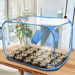 Mini Greenhouse Easy Storage Waterproof Folding Mushrooms Growing Bags Planters Box for Garden Roofs Back Porch Vegetable Yard