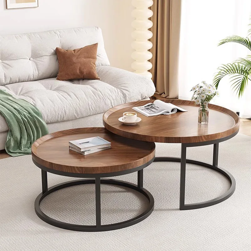 Corner Wood Coffee Tables Mobile Round High Design Funky Neat Coffee Tables Luxury Table Basse Pour Salon Bedroom Furniture