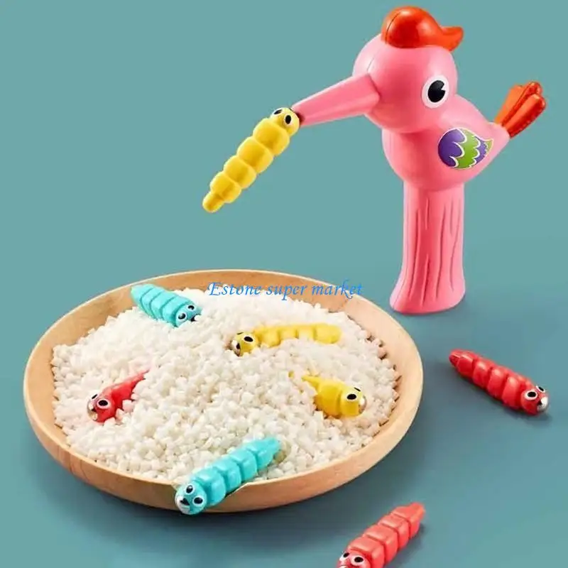 090B لعبة واقعية لصيد الطيور والحشرات، لوازم تدريب الدماغ