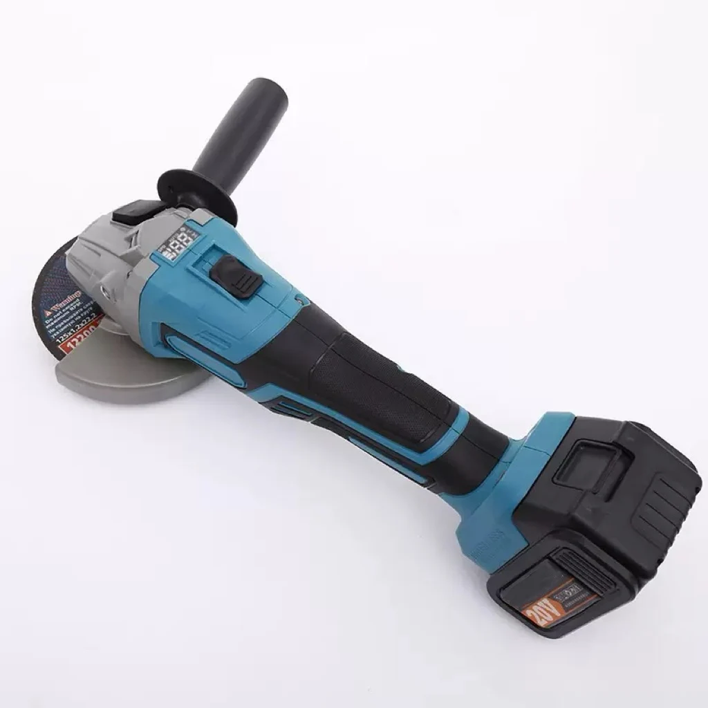 

Lithium-Ion Brushless Cordless Angle Grinder for Metal Cutting, Grinding Power Tools with Batteries Power Tools Machine