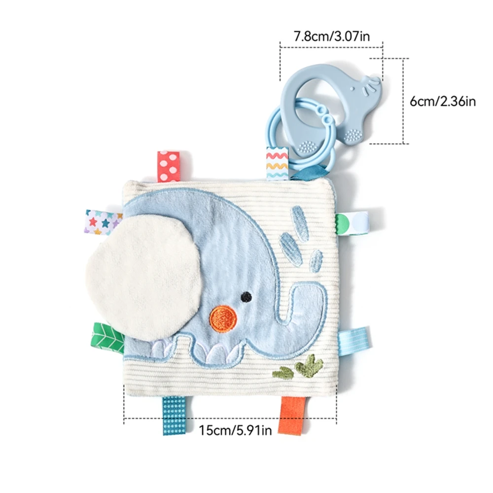 Livres doux Montessori pour bébés de 0 à 12 mois, toucher tactile 3D, livre en tissu à contraste élevé, jouets sensoriels d'apprentissage précoce, cadeaux pour tout-petits