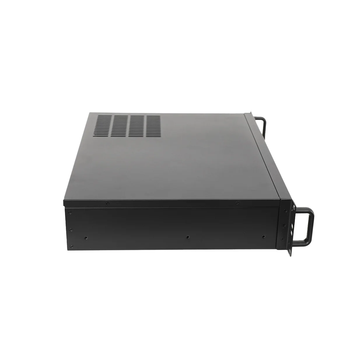 2U Chassis Aluminum Panel Ultra Short Industrial Control Server Chassis Data Storage Motherboard Server Case