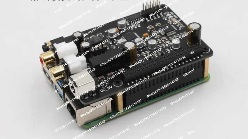 AK4493 Digital Broadcast Board 5532 OP AMP I2S 768K DSD512 DSD for Raspberry Pi 2B 3B 3B+ 4B