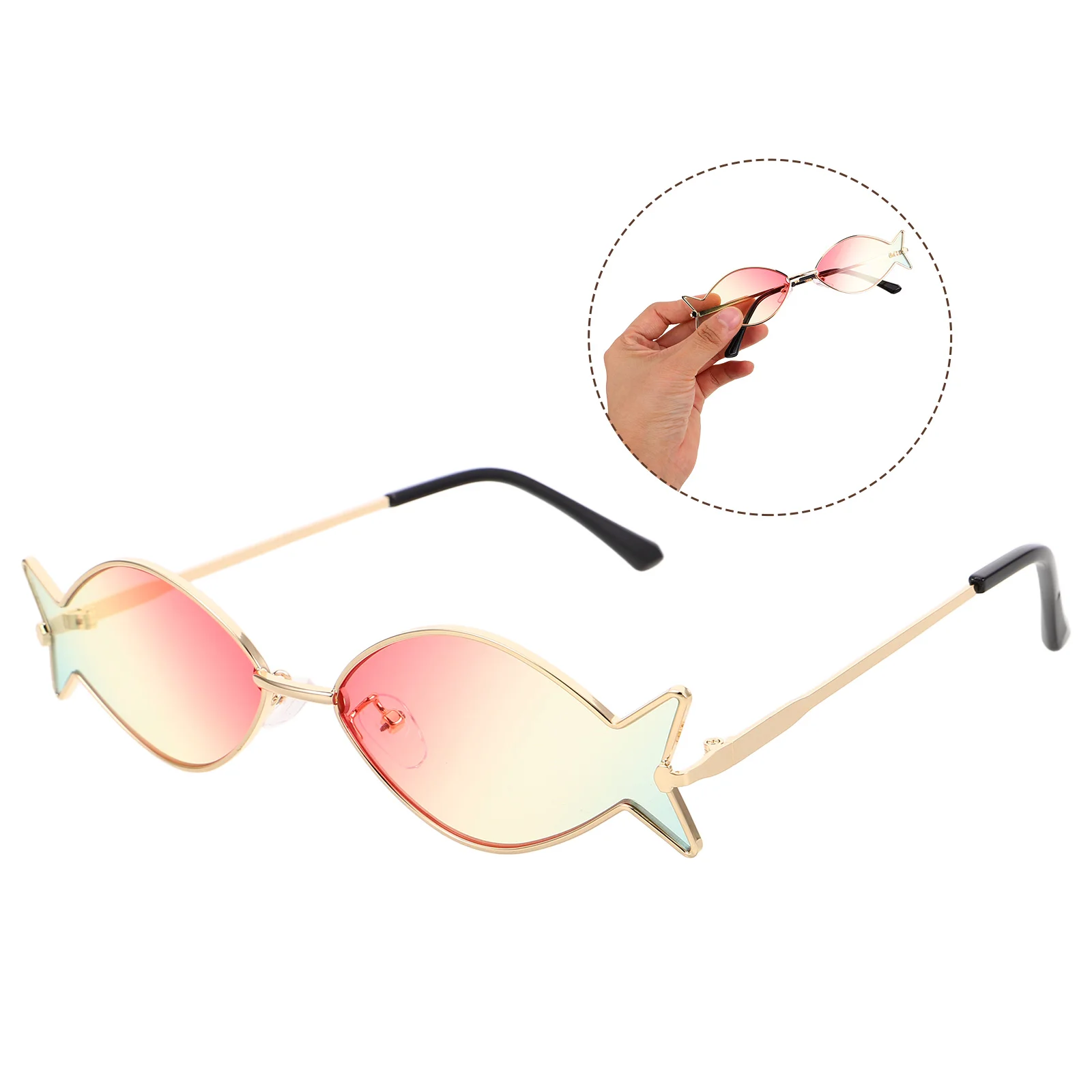 

Fashionable Sunglasses Photo Booth Props Street Photography PC Accessories Miss