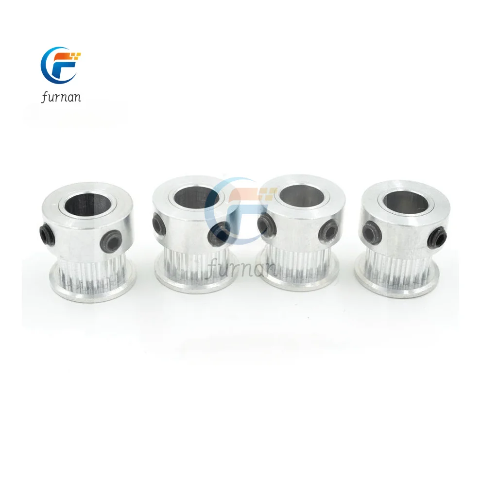 Polea de sincronización GT2 12T 16T 18T 20 dientes 2GT, diámetro 3, 3.175, 4, 5, 6,35, 8mm, pieza para ancho 6, 10, 15mm, piezas CNC de impresora 3D