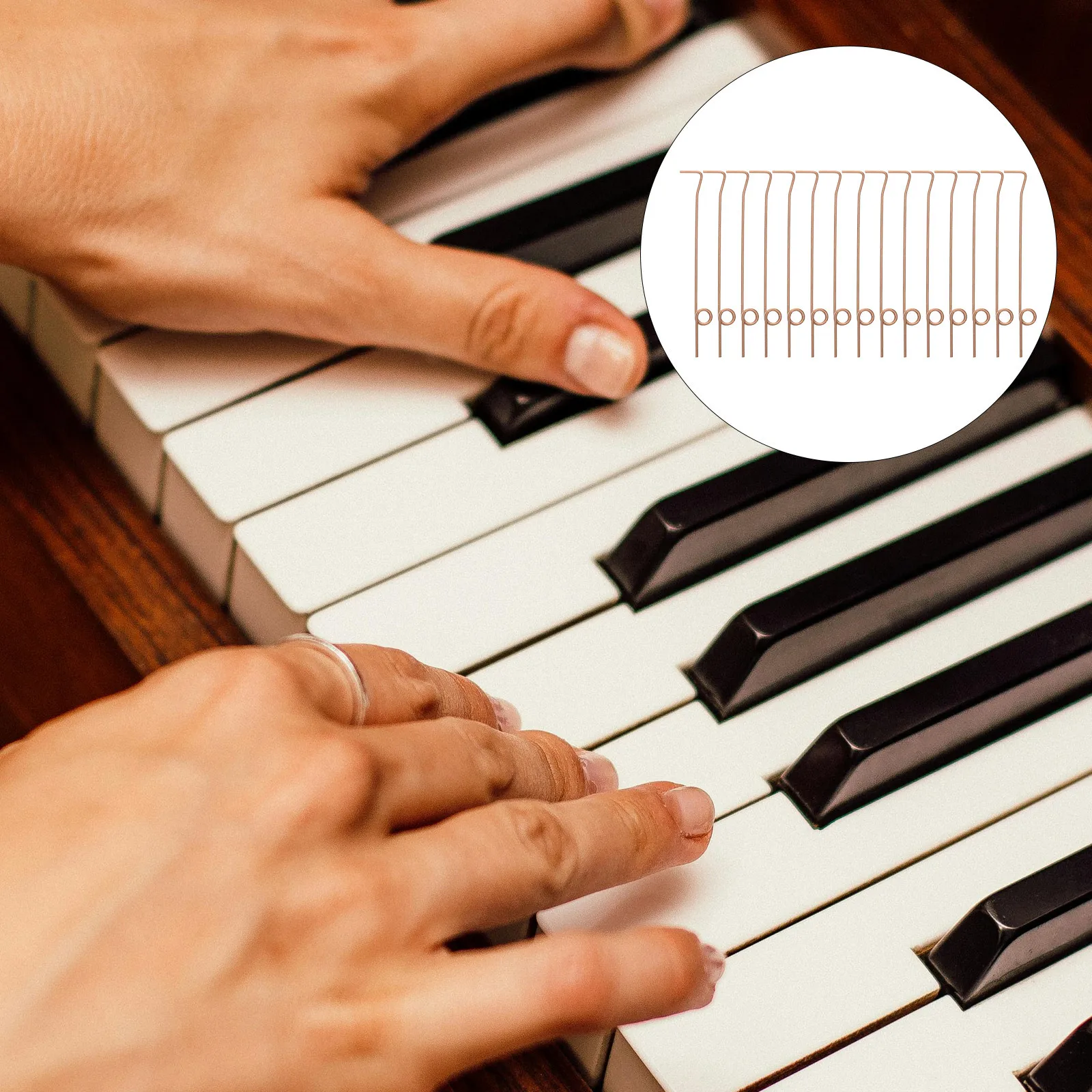 

88Pcs Piano Repair Parts Zinc Alloy Hammer Butt Springs Precision Tuning Replacement for Upright Vertical Piano Maintenance Kit