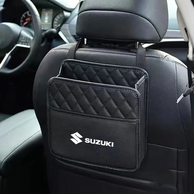 Car Styling Back Rear Trunk Seat Elastic String Storage Bag Pocket Organizer Tidying For Suzuki Vitara Swift Kizashi SX4 S-cross