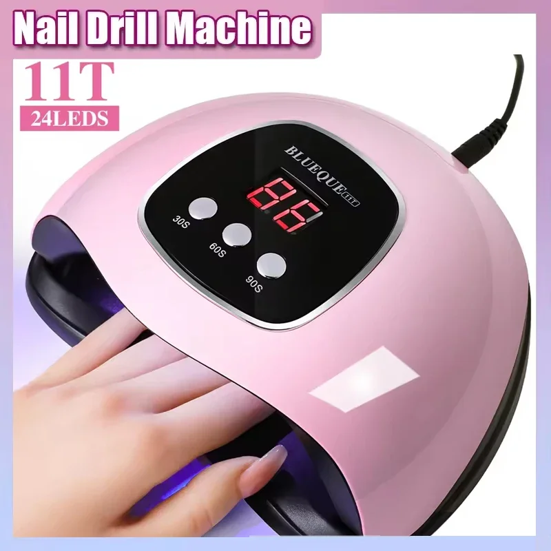 

Professional Nail UV Dryer Machine 24 LED UV Manicure Lamp for Home Use with USB Cable Dries Nail Polish Varnish