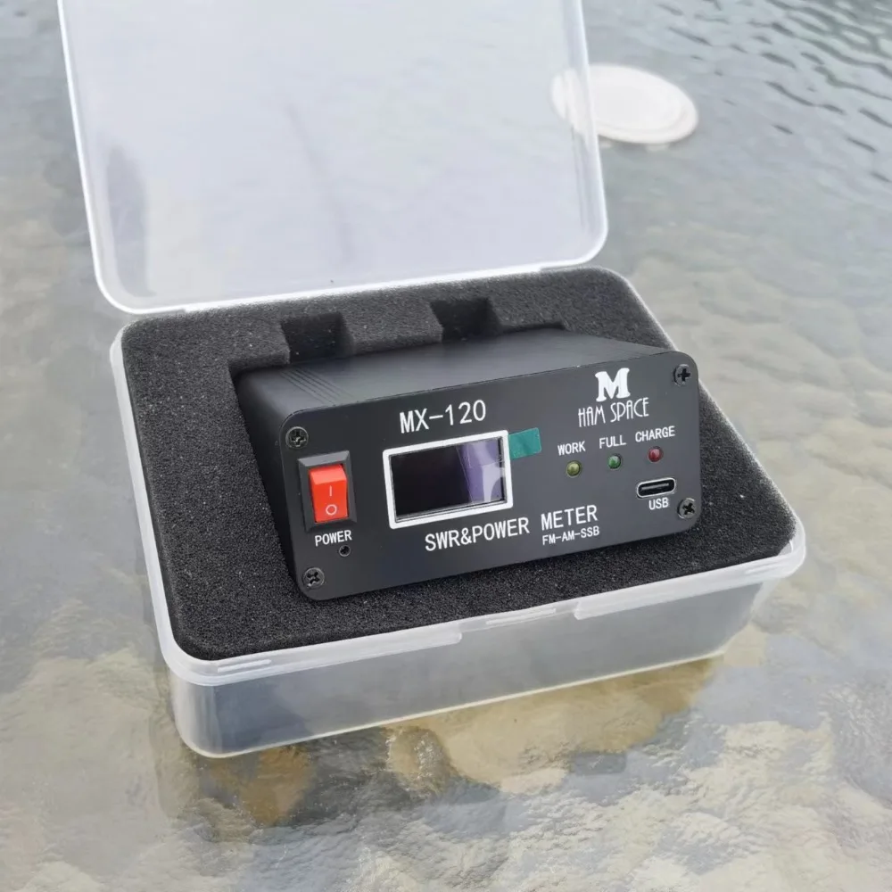 

MX-120 120W 1.8-50M SWR FM-AM-SSB Power Watt Meter with OLED Display