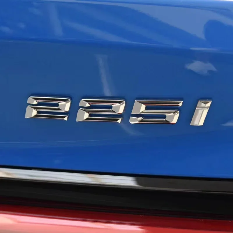 ABS Car Rear Trunk Letters Logo Badge Emblem Sticker For BMW 2 Series 216i 218i 220i 225i 228i 230i 235i 240i F22 F23 F46 F45 - Image 2