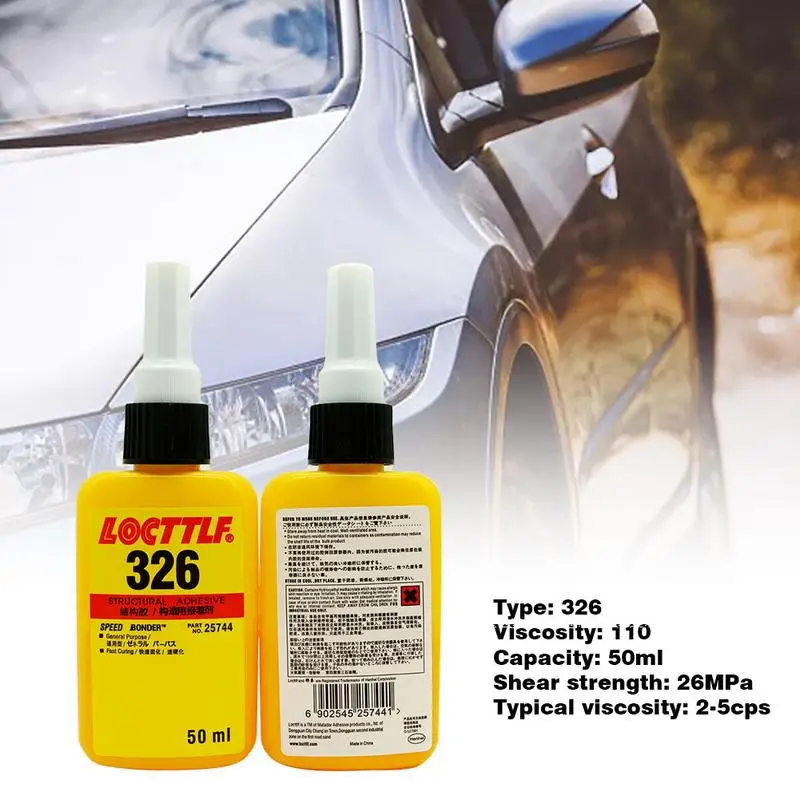 Metal Glass Adhesive 50ml Fast Curing Safe Construction Epoxy Glue Car Rearview Mirror Glue Vehicle Accessories