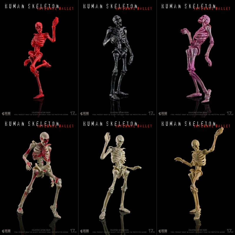 In Stock Original Keep Going 6 Color 1/12 Scale Soldier Scene Accessory Human Skeleton Full Set 6-inches Action Figure Model Toy