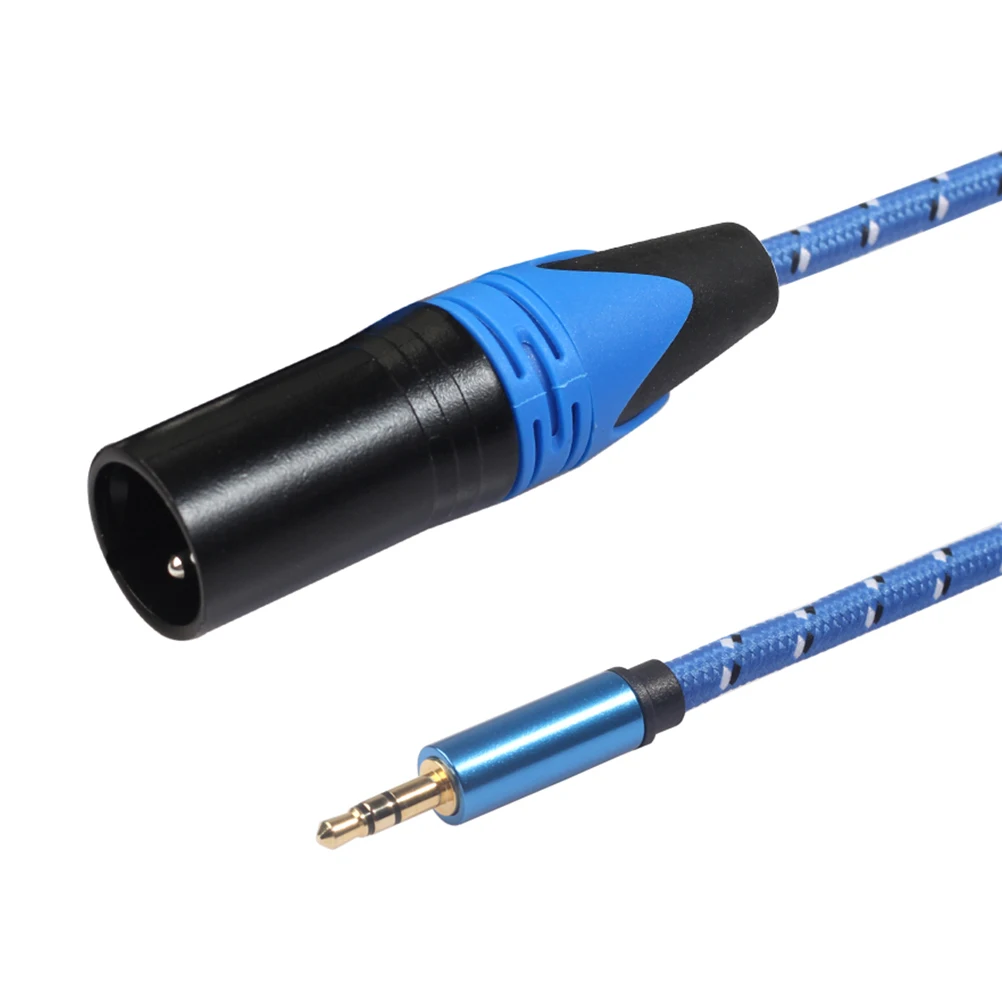 

3.5Mm To Dual Rca Audio Cable Flexible Oxygen-Free Copper Wire For Power Amplifiers Active Speakers Mobile Phones Tablets