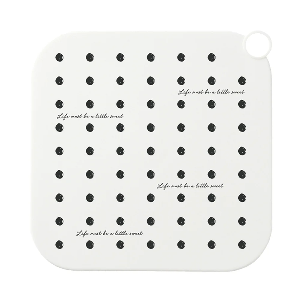 

Silicone Floor Drain Mat White Cuttable Anti-Odor Insect-Proof Non-Slip Seal For Bathroom Kitchen Bathtub Drain Pad Floor