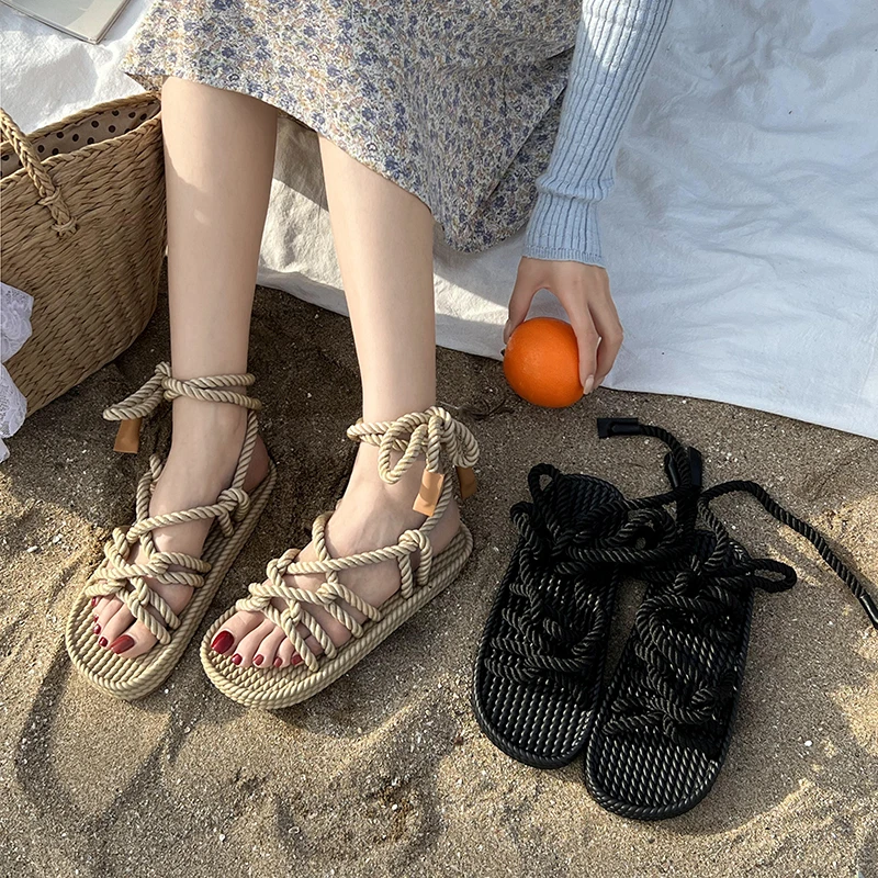 

2026 Women's Gladiator Summer Fashion Comfortable and Wear-resistant Thick-soled Beach Casual Sandals Women Trendy Heel Sandals