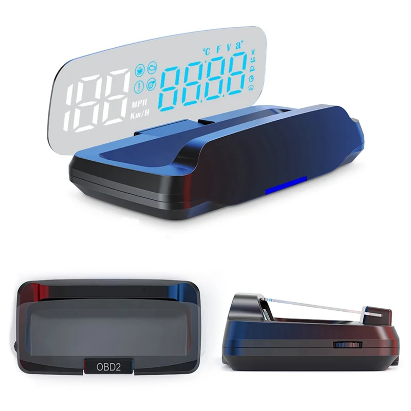 

AB61-C7B Obd2 Car Hud Headup Display Car Smart Gauge Display Interface Oil Pressure Air-Fuel Ratio Car LCD Heads Up,C7B Obd2 Car