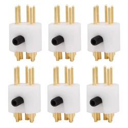 5-Pin Din Male Plug Tonearm Connector Gold Plated turntable Hifi Audio Adapter FOR REGA LINN ROKSAN PROJECT GRACE