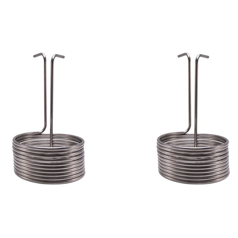 2X Stainless Steel Immersion Wort Chiller Tube For Home Brewing Super Efficient Wort Chiller Home Wine Making Machine