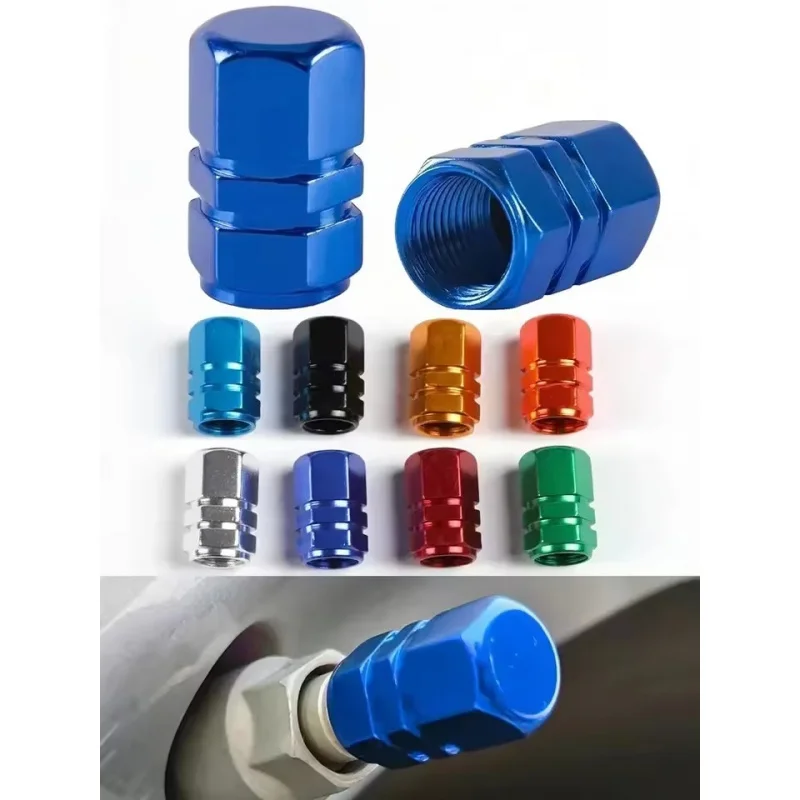 

4/8 шт., колпачки для клапанов шин из алюминиевого сплава, колпачки для ободов шин, защита от пыли, водонепроницаемые для автомобилей, мотоциклов, грузовиков, велосипедов