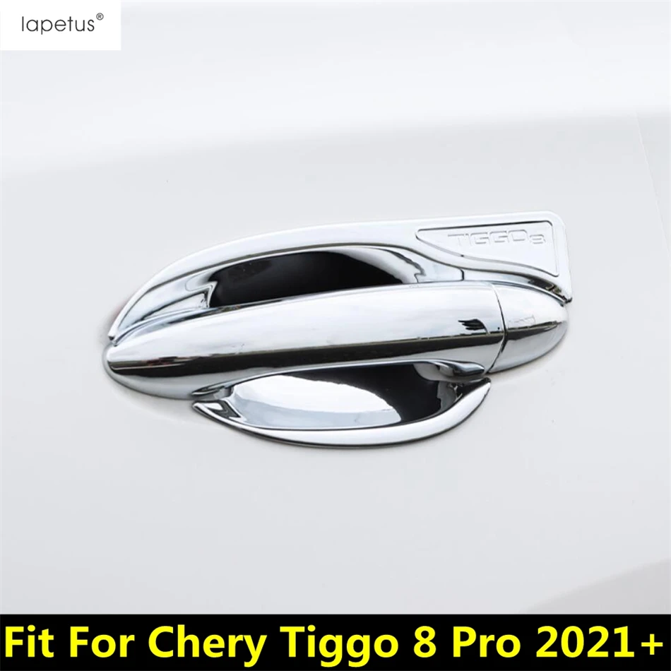 

For Chery Tiggo 8 Pro 2021 2022 Car Door Handle Bowl Protection Covers Trim ABS Chrome Decoration Accessories Exterior Refit Kit