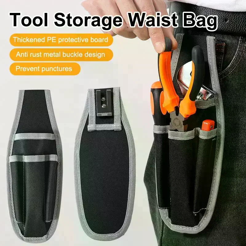 Tool Bag Storage Screwdriver Holder Multifunctional Waist Electrician Pocket Portable Kit Maintenance Pouch