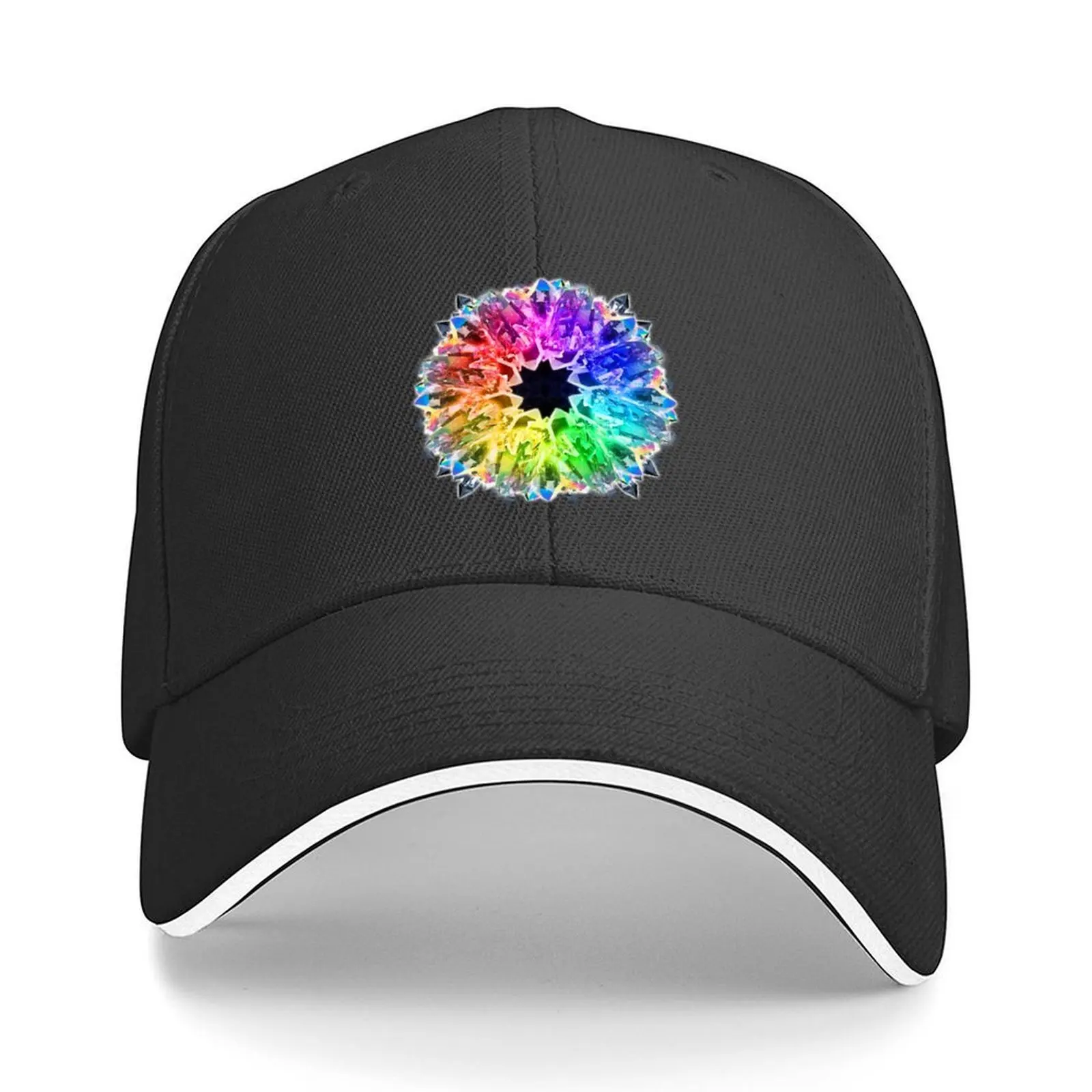 

The Cabot Crystal Wheel Baseball Cap Luxury Brand Bobble Hat Beach Streetwear Women's Beach Men's