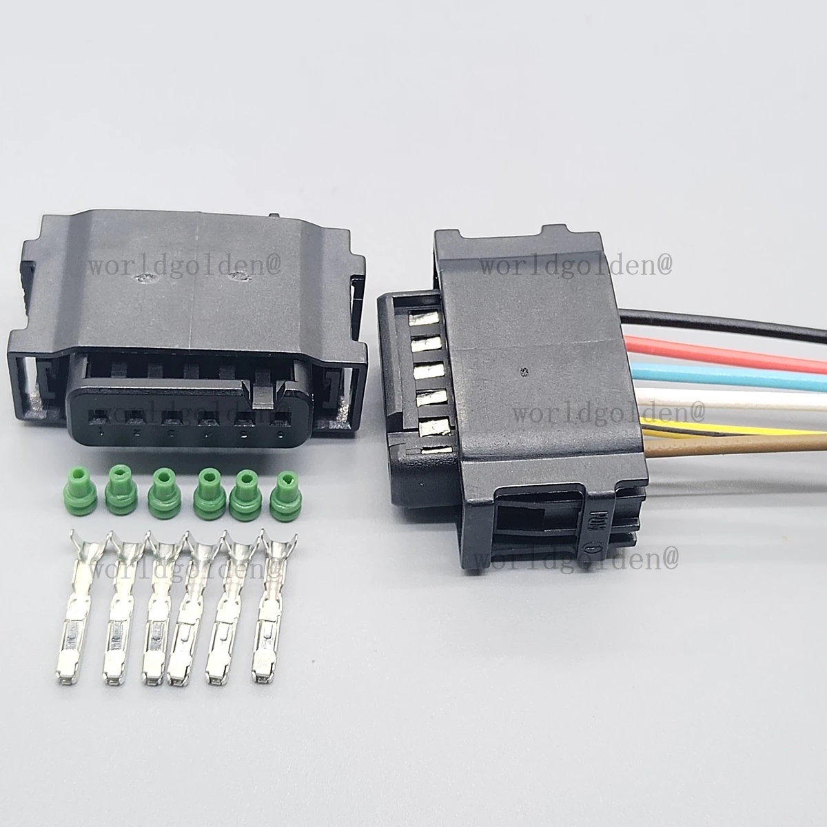 6Pin Plug Kit 872‑665‑001 for Universal Vehicles Auto Wiring Harness Replacement Spare Parts car connector