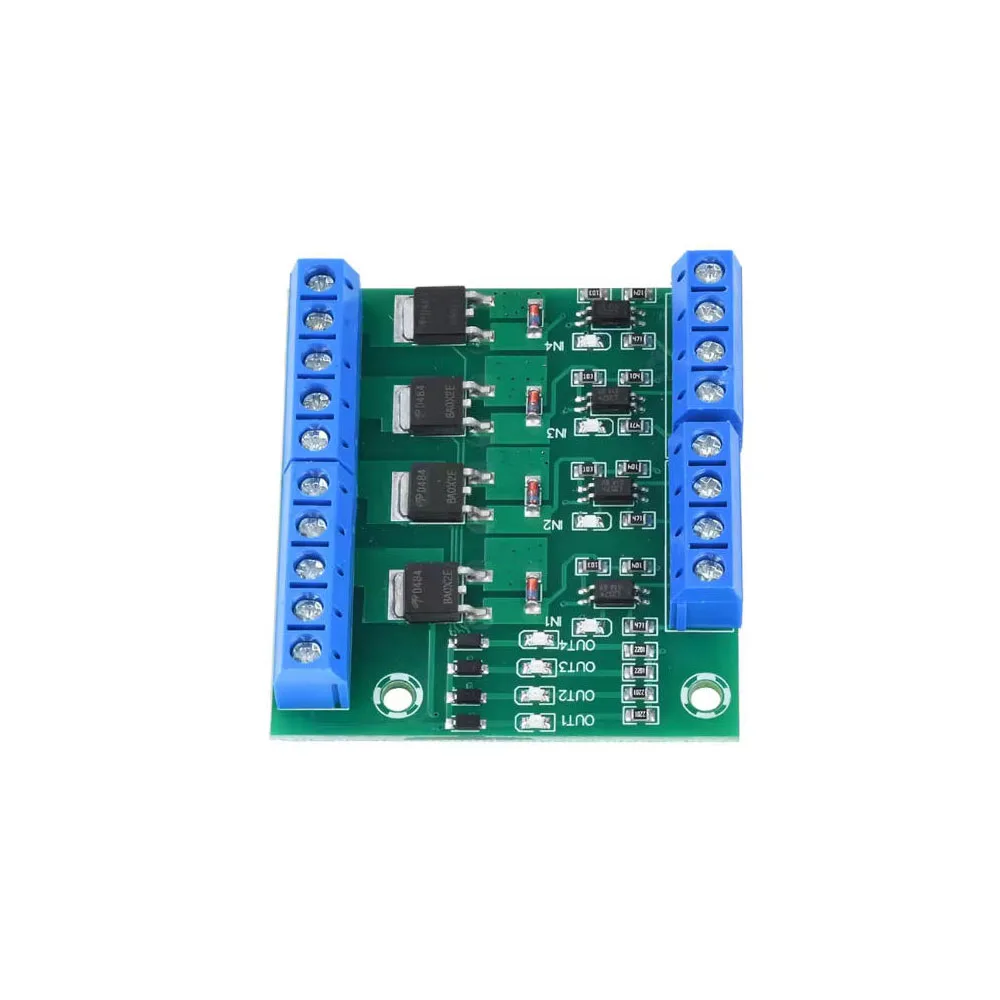 

DC3.7~27V MOS FET 4 Channel Pulse Trigger Switch Mosfet Switch PWM Optocoupler Opto-isolator Driver Board for Motor LED Light