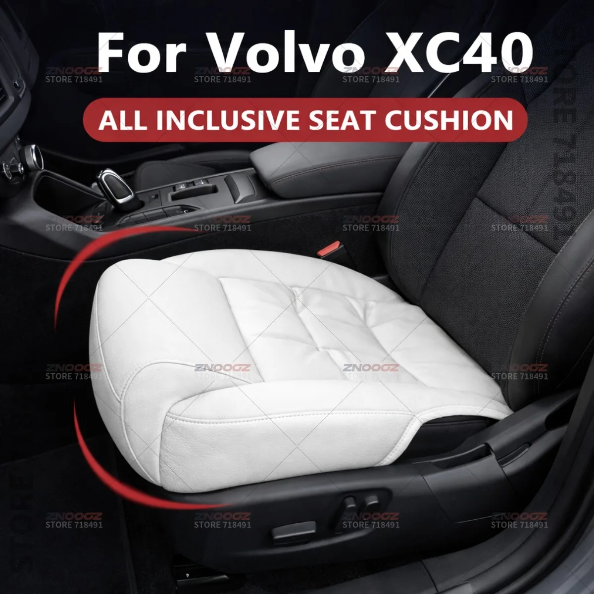 

Car Seat Leg Support Extension Seat Cover Memory Foam Extender Cushion Interior Accessories For Volvo XC40