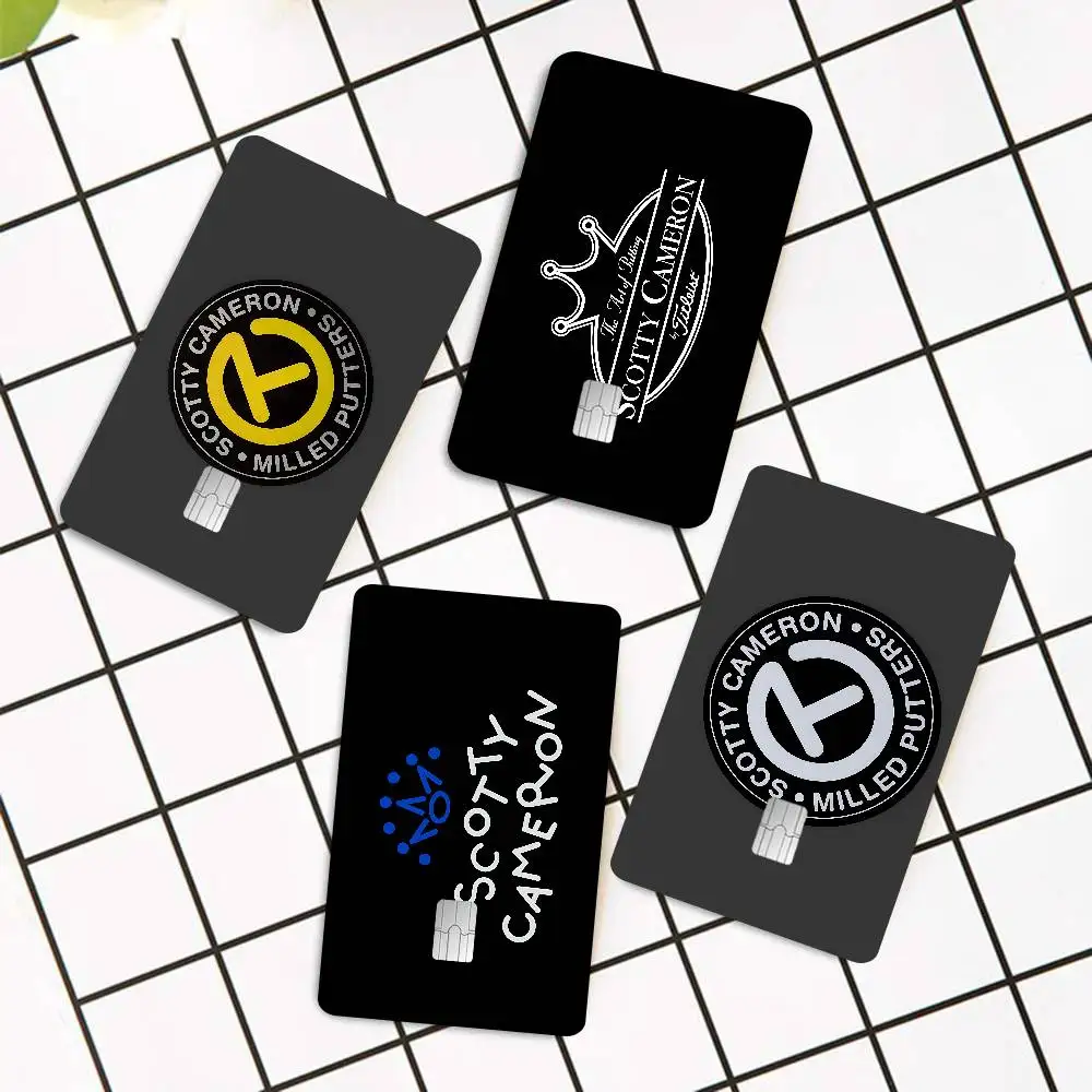 S-ScottyS LOGO Cameron Game Anime Sticker Film Skin Cover Case For Small Large No Chip Debit Credit Card Front Side