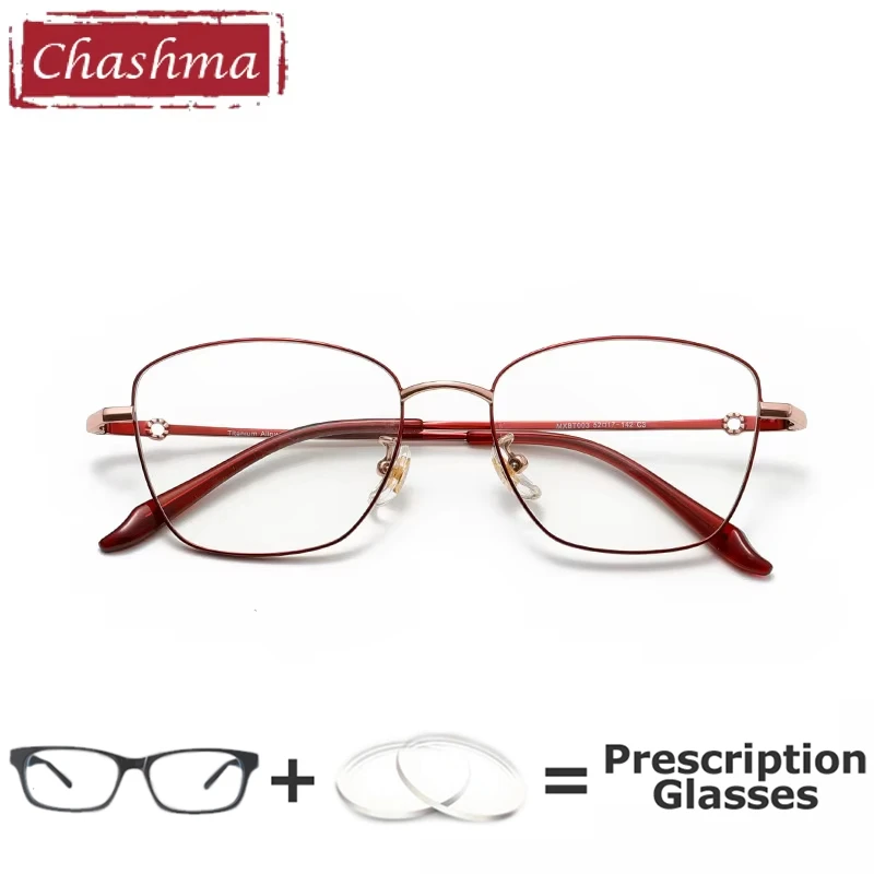

Очки Chashma по рецепту, женские модные очки в форме кошачьего глаза, оптические очки для коррекции близорукости, мультифокальные очки, прогрессивные фотохромные очки в оправе