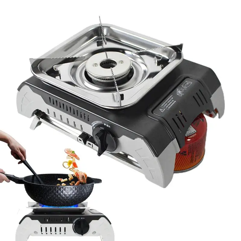 

Stove For Camping 2.9KW Outdoor Stove Burner Camp Stoves Portable Cook Stove Folding Travel Stove For Hiking BBQ Backpacking