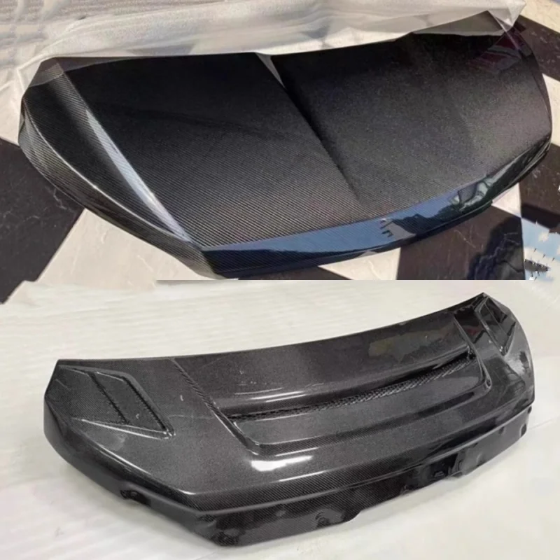 

Engine Cover Hood Surround For Toyota crown Vellfire 2016-2023 modified Wet Carbon fiber surround