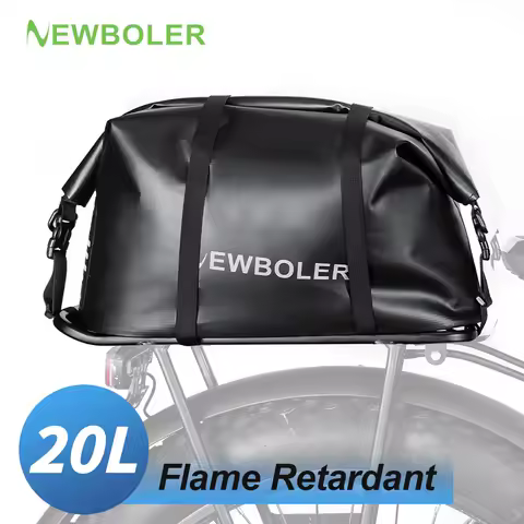 E-Bike Battery Storage Bag 20L Large Capacity MTB Waterproof Flame Retardant Battery Storage Bag Bag For Electric Bike Battery