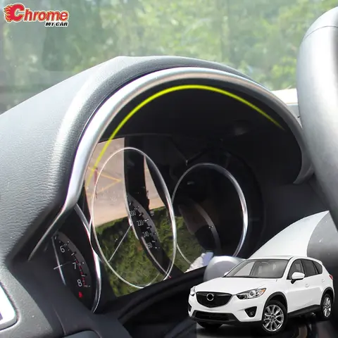 마쓰다 CX-5 CX5 KE 2012 2013 2014 2015 2016 크롬 대시 보드 계기판 패널 커버 트림 스트립 장식, 자동차 스타일링