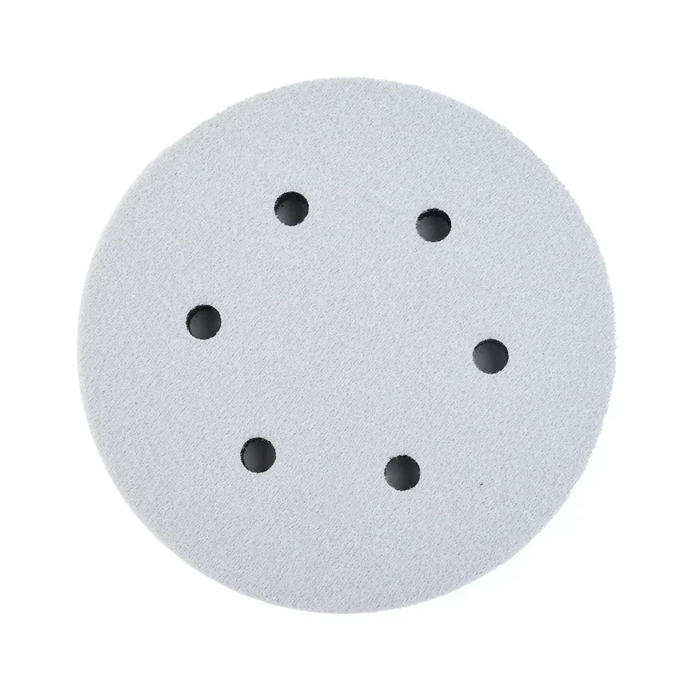 6 Inch 150mm 48-Holes Soft Interface Pad Hook And Loop Sanding Disc Buffer Sponge Interface Cushion Pad For Backing Pad