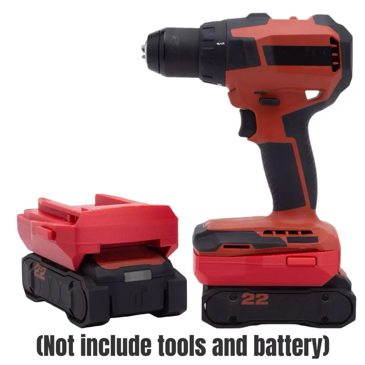 Adapter Battery for Hilti Nuron Convert to for HILTI B22 Series Tools Use & 14AWG DIY Battery Holder (No Tools and Battery)