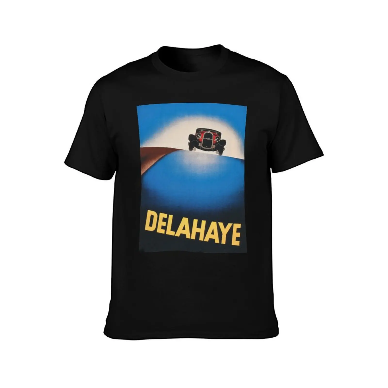 Delahaye Automobile Vintage Poster T-Shirt graphic t shirts anime mens fashion