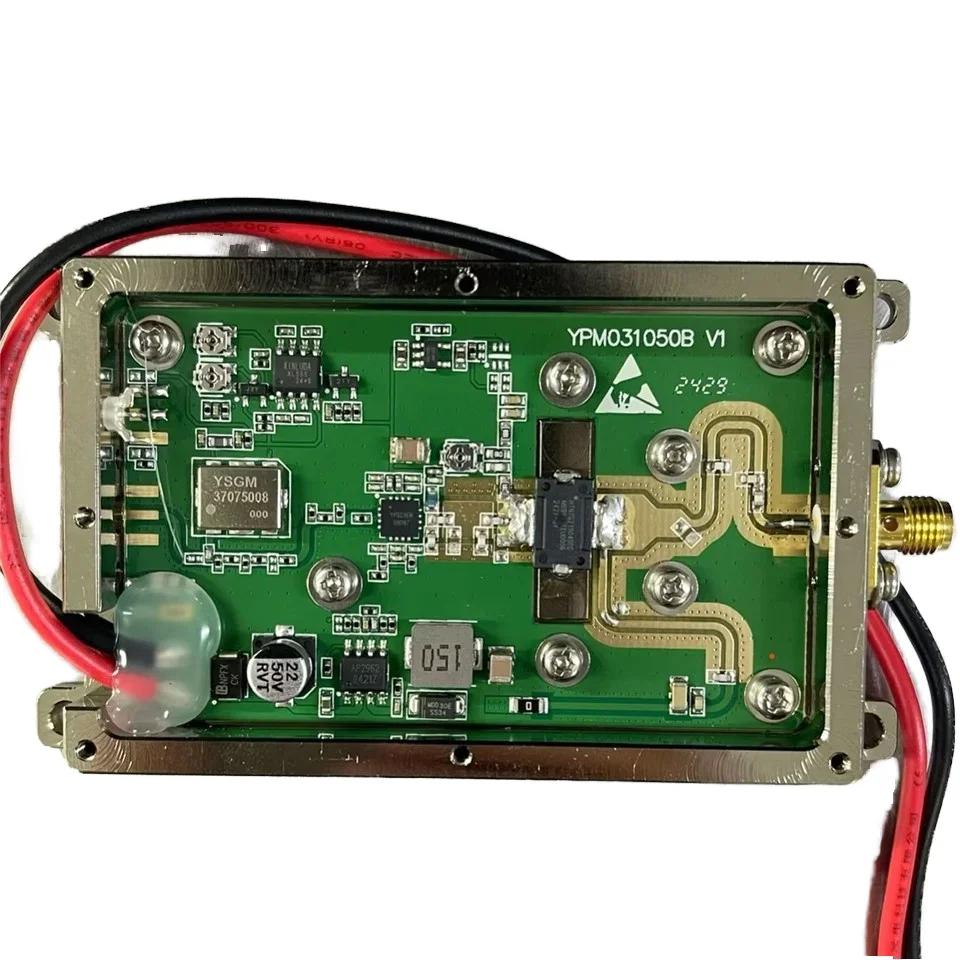 YJM0550B 350-550MHz 50W Sweep Frequency Signal Source Module 47dBm Wireless Signal Shielding Module
