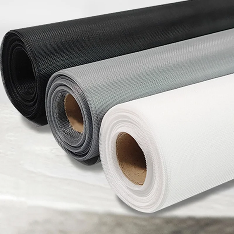 Self Adhesive Window Screen with Adjustable Mesh Curtain, High-density Mosquito Proof Window Screen in Summer
