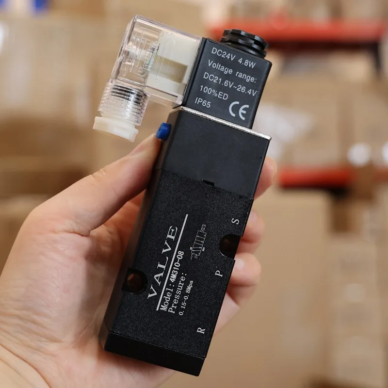 Pneumatic solenoid  4M310-08 solenoid  pneumatic controller pneumatic  reversing 4V210 ball  switch valve